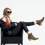 Rio Boot - Navy, Olive & Tan