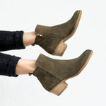 Rio Boot - Navy, Olive & Tan