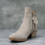 Fia Boot - Tan, Black & Olive