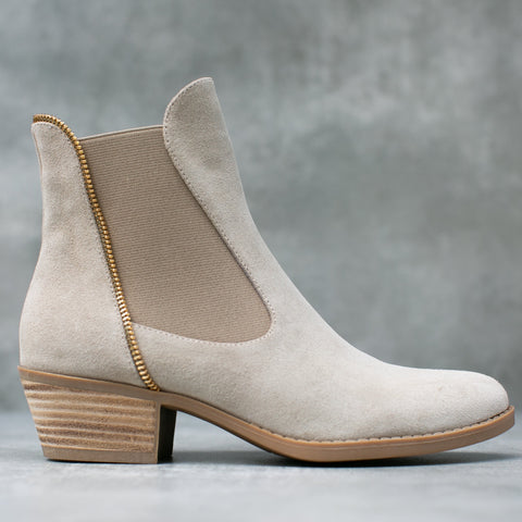 Fia Boot - Tan, Black & Olive