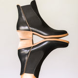 Fia Boot - Tan, Black & Olive